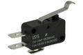 Microswitch; VS15N04-1C; lever with roller simulating; 27,5mm; 1NO+1NC common pin; snap action; conectors 6,3mm; 15A; 250V; Highly; RoHS