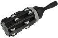 Switch; joystick; CMRN-304-2-20-20-20-20; OFF-8x(ON); 5 positions; momentary; panel mounting; 6,3x0,8mm connectors; 6A; 250V AC; 8 ways; 38mm; 90mm; Greegoo; RoHS