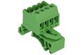 Connector; DIN rail mounted; pluggable r=5,08mm; 2EHDRD-04P; green; screw; 0,5÷2,5mm2; 12A; 300V; 4 ways; Dinkle; RoHS