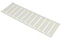 Marking labels; for DIN rail terminal blocks; TM27W 1kpl=120szt; white; Dinkle; RoHS