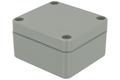 Enclosure; multipurpose; G302-IP67; ABS; 64mm; 58mm; 35mm; IP67; dark gray; wiith cast gasket; with brass bushing; Gainta; RoHS