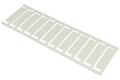 Marking labels; for DIN rail terminal blocks; TM28W 1kpl=84szt; white; Dinkle; RoHS