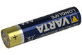 Bateria; alkaliczna; LR03 AAA Longlife; 1,5V; blister; fi 10,3x44,5mm; VARTA; R3 AAA