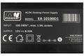 Power Supply; desktop; EA10100D1; 12V DC; 8,3A; 90W; straight 2,1/5,5mm; black; with cable; 90÷264V AC; MW Power; RoHS