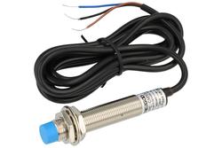 Sensor; capacitive; CM12-3004PA; PNP; NO; 4mm; 6÷36V; DC; 300mA; cylindrical metal; fi 12mm; 58mm; not flush type; with 1,5m cable; IP67; Greegoo; RoHS