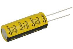 Capacitor; Low Impedance; electrolytic; 1000uF; 50V; NXH50VB1000M  12.5x35; diam.12,5x35mm; 5mm; through-hole (THT); bulk; Samyoung; RoHS