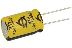 Kondensator; niskoimpedancyjny; elektrolityczny; 1000uF; 50V; NXH50VB1000M  16x25; fi 16x25mm; 5mm; przewlekany (THT); luzem; Samyoung; RoHS