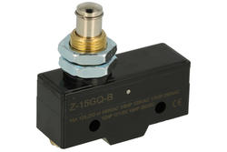 Mikroprzełącznik; Z-15GQ-B; trzpień; 21,8mm; 1NO+1NC wspólny pin; szybkie; śrubowy; 15A; 250V; Howo