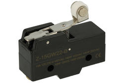 Mikroprzełącznik; Z-15GW22-B; dźwignia z rolką; 26mm; 1NO+1NC wspólny pin; szybkie; śrubowy; 15A; 250V; Howo