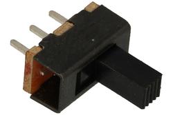 Przełącznik; suwakowy; SS02-12F20 L=6; ON-ON; przewlekany (THT); R=3,0mm; 2 pozycje; 1 tor; 11,5mm; 5,9mm; 10mm; 6mm; 0,5A; 50V DC; bez możliwości przykręcenia; RoHS