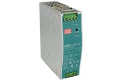 Power Supply; DIN Rail; EDR-120-12; 12V DC; 10A; 120W; Mean Well