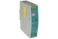 Power Supply; DIN Rail; EDR-75-12; 12V DC; 6,3A; 75W; Mean Well