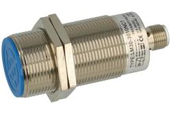 Czujnik; indukcyjny; LM30-3010NCT; NPN; NO/NC; 10mm; 6÷36V; DC; 200mA; cylindryczny metalowy; fi 30mm; 60mm; zabudowany; ze złączem M12-4p; YUMO; RoHS