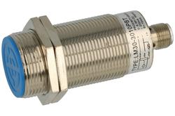 Czujnik; indukcyjny; LM30-3010PBT; PNP; NC; 10mm; 6÷36V; DC; 200mA; cylindryczny metalowy; fi 30mm; 60mm; zabudowany; ze złączem M12-4p; YUMO; RoHS