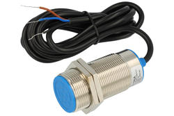 Sensor; inductive; LM30-3010NA; NPN; NO; 10mm; 6÷36V; DC; 200mA; cylindrical metal; fi 30mm; 60mm; flush type; with 2m cable; YUMO; RoHS