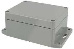 Enclosure; multipurpose; G311MF-IP67; ABS; 115mm; 90mm; 55mm; IP67; dark gray; wiith cast gasket; mounting flange; Gainta; RoHS