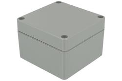 Enclosure; multipurpose; G366-IP67; ABS; 82mm; 80mm; 55mm; IP67; dark gray; wiith cast gasket; with brass bushing; Gainta; RoHS