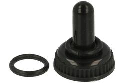 Sealing cover; MTS SW-TMCAP-005; black; rubber; MTS series toggle