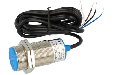 Sensor; capacitive; CM30-3010PC; PNP; NO/NC; 10mm; 6÷36V; DC; 300mA; cylindrical metal; fi 30mm; 60mm; flush type; with 1,5m cable; IP67; Greegoo; RoHS