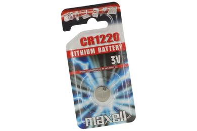 Bateria; litowa; CR1220; 3V; 35mAh; blister; fi 12,5x2mm; MAXELL; RoHS; 1220