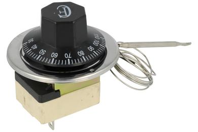 Thermostat; with capillary; BT-KAP110; NO/NC; 30...+110°C; 16A; 250V AC; capillary fi 4x72mm; length 700mm; 6,3mm vertical connectors