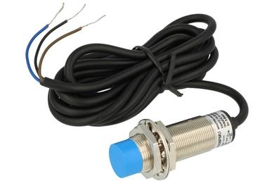 Sensor; inductive; XM18-3008PMU; PNP; voltage linear output 0-10V; 8mm; 15÷30V; DC; 200mA; cylindrical metal; fi 18mm; 60mm; not flush type; with 2m cable; Greegoo; RoHS; IP54