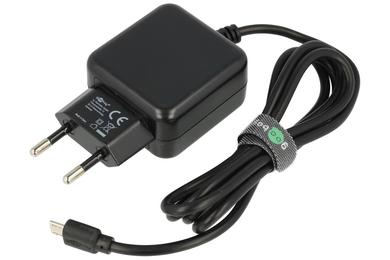 Power Supply; Charger; plug; W-PSC-2,5A-micro; 5V DC; 2,5A; 5W; microUSB; with cable; 100÷240V AC; Goobay; RoHS