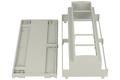 Enclosure; DIN rail mounting; ZD1010J; ABS; 178mm; 90mm; 65mm; light gray; Kradex; RoHS; black hitch 1 pc; UL94-V0