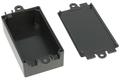 Enclosure; multipurpose; G1013; ABS; 65mm; 38mm; 27mm; black; mounting brackets; Gainta; RoHS