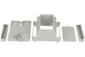 Enclosure; DIN rail mounting; D4MG; ABS; 71mm; 90,2mm; 57,5mm; light gray; snap; Gainta; RoHS; no gasket