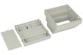 Enclosure; DIN rail mounting; Z109J; ABS; 88mm; 89mm; 65mm; light gray; 5 modules; Kradex; RoHS; black hitch 1 pc; screw 3/23 4 pcs