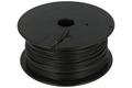 Wire; equipment; LiYv; 1 core; stranded; Cu; 0,25mm2; black; PVC; -30...+80°C; 900V; 100m spool; Helukabel; RoHS; 1,3mm; 1x0,25mm2