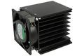 Heatsink; with fan 220V AC; with holes; DY-MXW3; SF23092A2092HST Sunon slide 49m3/h; blackened; 138mm; 85mm; 96mm