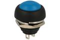 Switch; push button; PBS33BL; OFF-(ON); blue; no backlight; solder; 2 positions; 1A; 250V AC; 12mm; 14mm