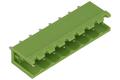 Terminal block; XY2500V-A-08P; 8 ways; R=5,00mm; 12mm; 12A; 300V; through hole; straight; open; green; Xinya; RoHS