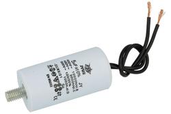 Capacitor; motor; KSP 5/450; 5uF; 450V; fi 30x60mm; with cables; screw without nut; JYC; RoHS