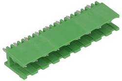 Terminal block; 2EGTV-5.08-09P; 9 ways; R=5,08mm; 12mm; 15A; 300V; through hole; straight; open; green; Golten; RoHS