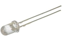 Dioda LED; OSM5DK5A31A-12V; 5mm; biały; Światłość: 2180÷3000mcd; 30°; przezroczysta; 12V; 15mA; ciepła biała; przewlekany (THT); OptoSupply; RoHS