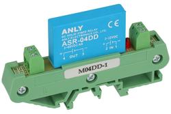 Relay; instalation; SSR; ASR-M04DD-1; 3÷32V; DC; 4A; 3÷60V; DC; DIN rail type; SPST NO; Anly; RoHS