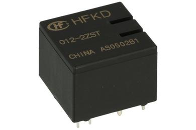 Relay; electromagnetic automotive; HFKD-012-2ZST; 12V; DC; DPDT; 25A; 40V DC; PCB trough hole; 0,56W; Hongfa; RoHS