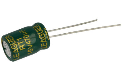 Capacitor; electrolytic; 470uF; 16V; TK; RT11C471M0812; diam.8x12mm; 3,5mm; through-hole (THT); bulk; Leaguer; RoHS