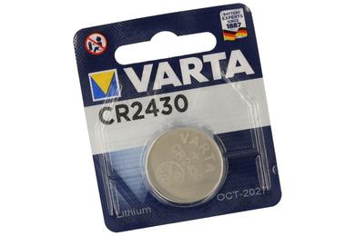 Battery; lithium; CR2430; 3V; 270mAh; blister; fi 24x3mm; VARTA; CR2430