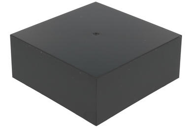 Enclosure; multipurpose; G10010040BL; ABS; 100mm; 100mm; 40mm; black; snap; pressed lid; Gainta; RoHS