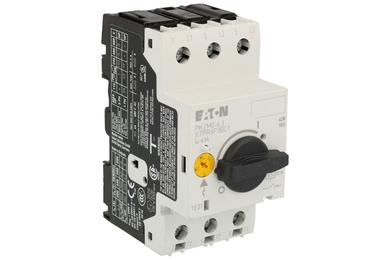 Motor switch; thermomagnetic; PKZM0-6,3; OFF-ON; 2; 6,3A; 690V AC; DIN rail mounted; 3 ways; screw; 0 I; Eaton; RoHS