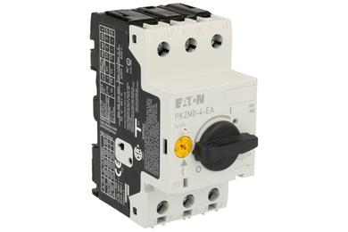 Motor switch; thermomagnetic; PKZM0-4-EA; OFF-ON; 2; 4A; 690V AC; DIN rail mounted; 3 ways; screw; 0 I; Eaton; RoHS