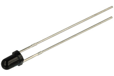 Dioda nadajnik IR; LL-304PDD2E; 3mm; przewlekany (THT); 1050nm; 40°; czarna; Lucky Light; RoHS