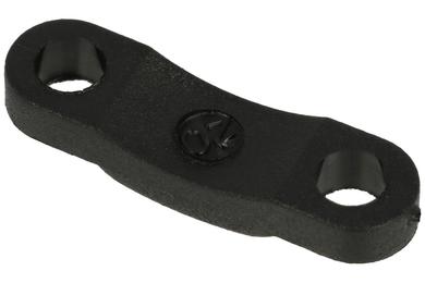 Cable tie mounts; DP440; black; 20mm; polyamide; 5,5mm; screw; RoHS