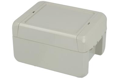 Enclosure; multipurpose; B100806 ABS-7035; ABS; 113mm; 80mm; 60mm; IP67; light gray; snap; Bopla; RoHS