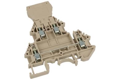 Connector; DIN rail mounted; DKK2.5N-CP; grey; screw; 0,34÷2,5mm2; 20A; 600V; 2 ways; Dinkle; RoHS