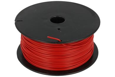 Wire; equipment; LiYv; 1 core; stranded; Cu; 0,25mm2; red; PVC; -30...+80°C; 900V; 100m spool; Helukabel; RoHS; 1,3mm; 1x0,25mm2